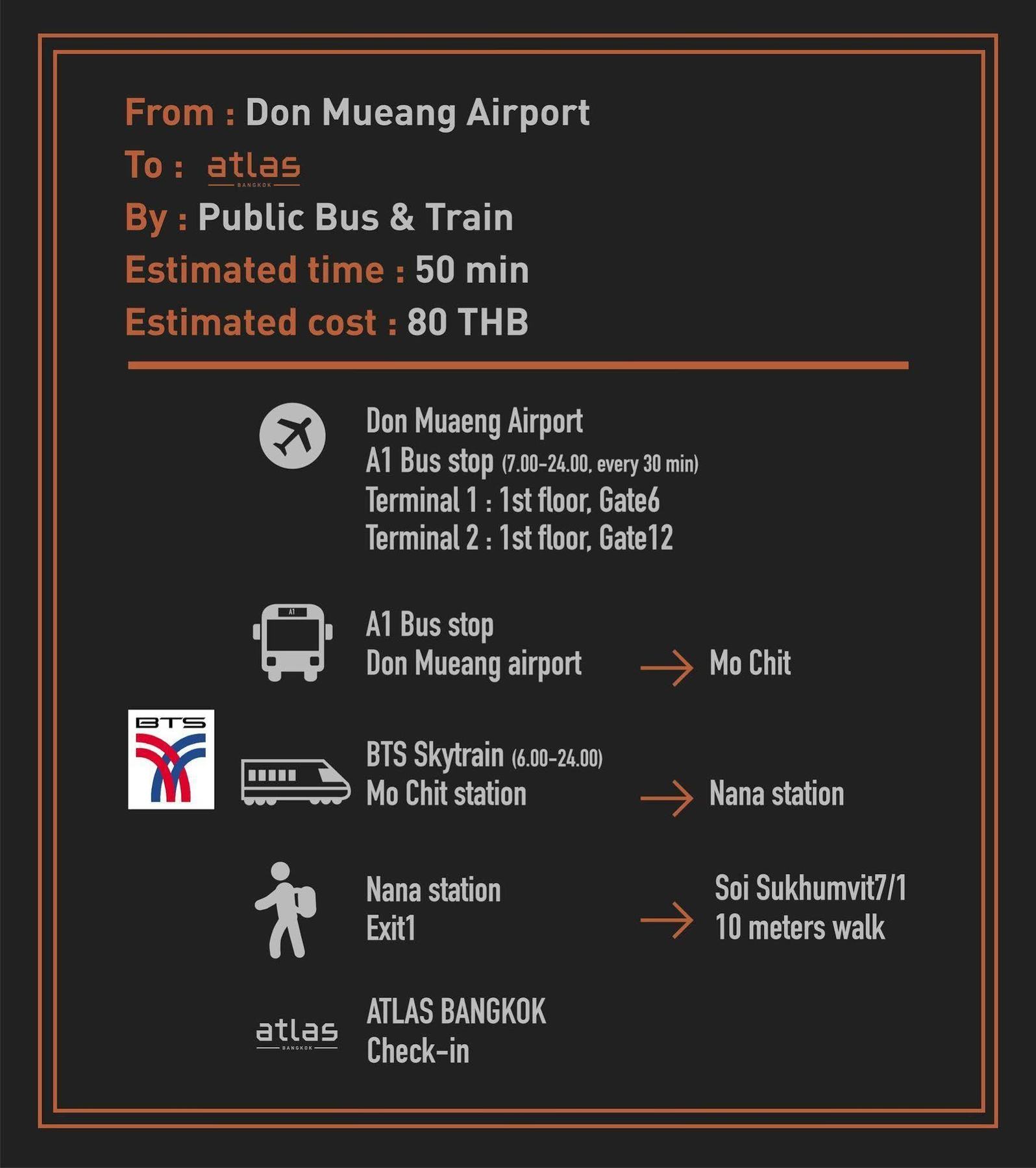 Atlas Bangkok Hotel Eksteriør bilde